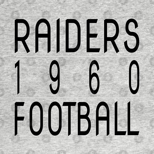 Raiders Football 1960 Classic by Medo Creations